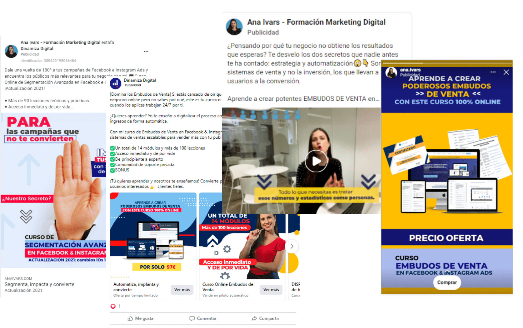 Ejemplo Facebook e Instagram Ads