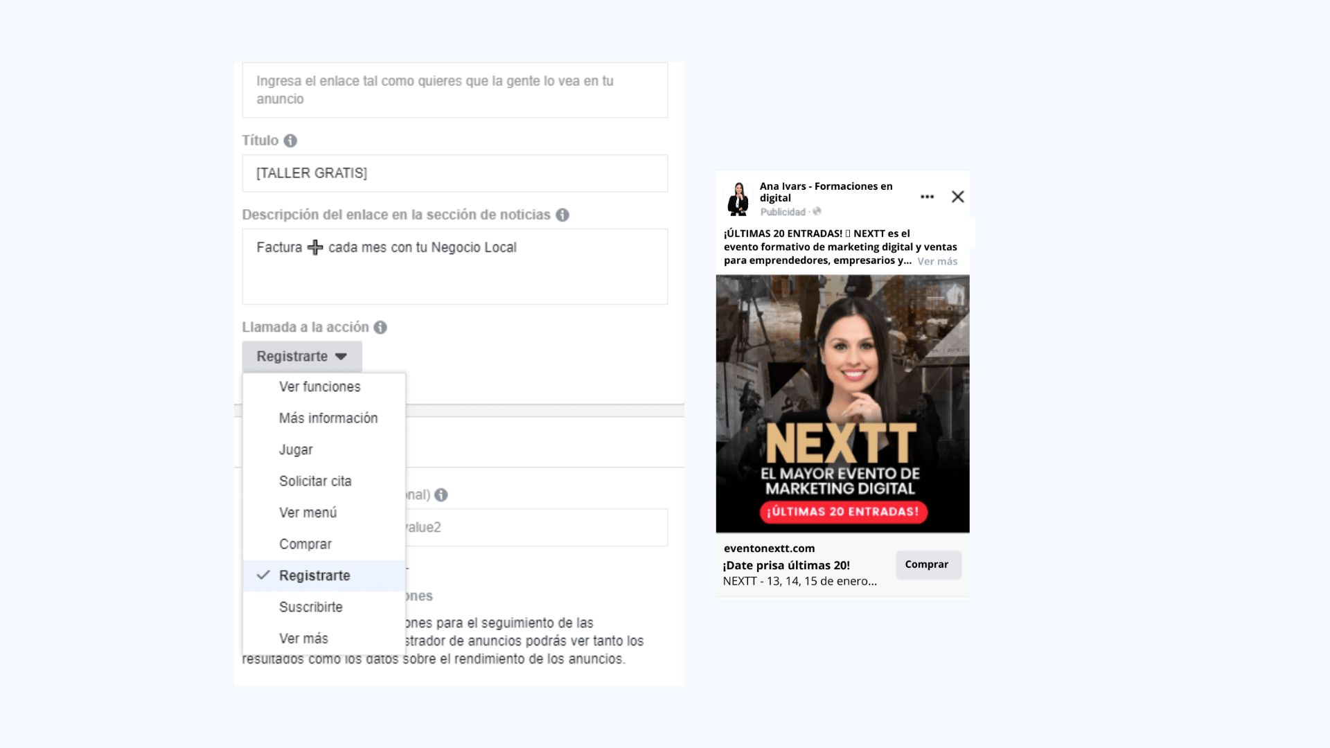 CTA 2 Estrategias infalibles para vender más con Facebook e Instagram Ads en 2023