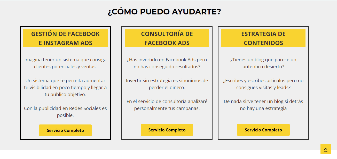 ejemplo de como estructurar una web