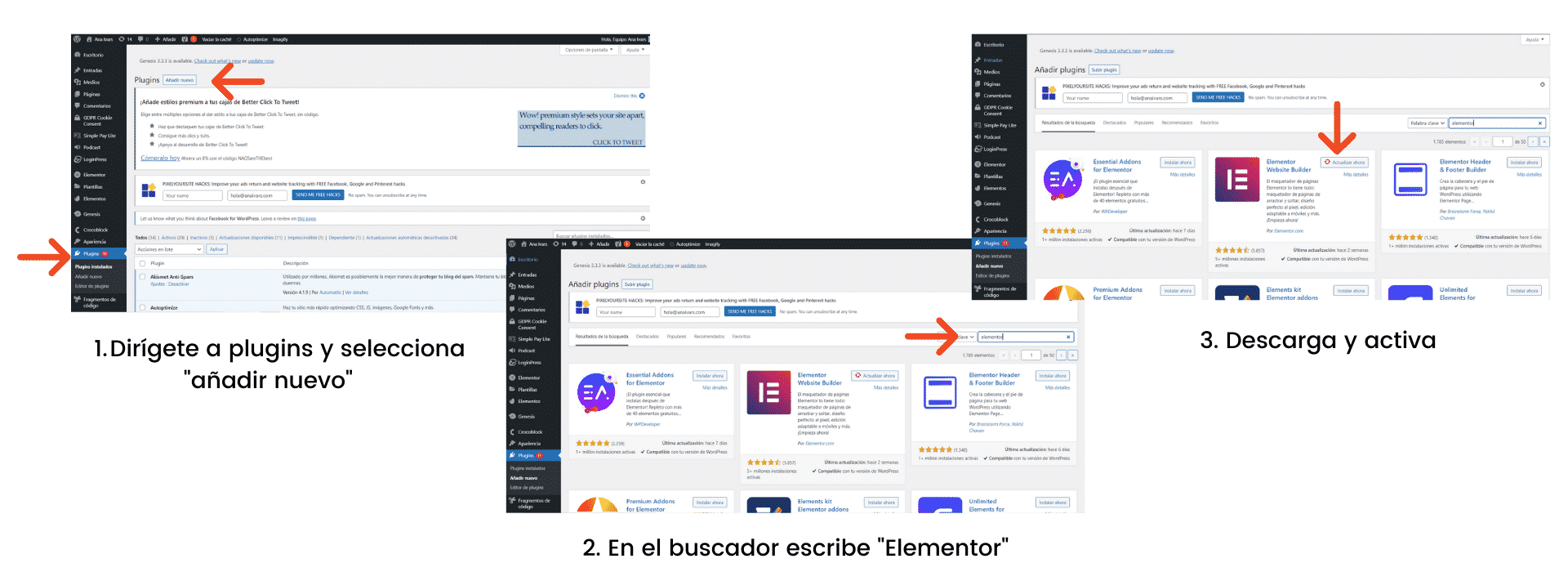 Qué es Elementor 