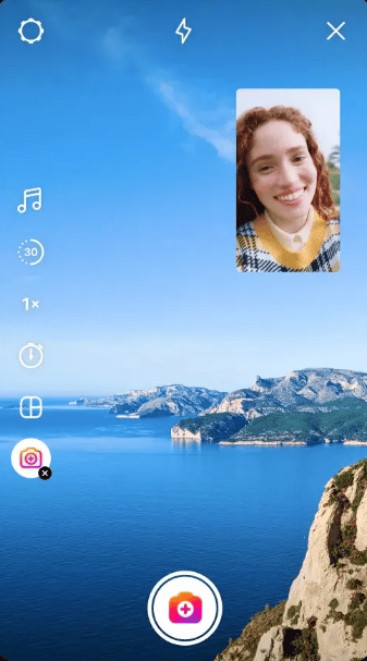 Cámara dual de Instagram - BeReal