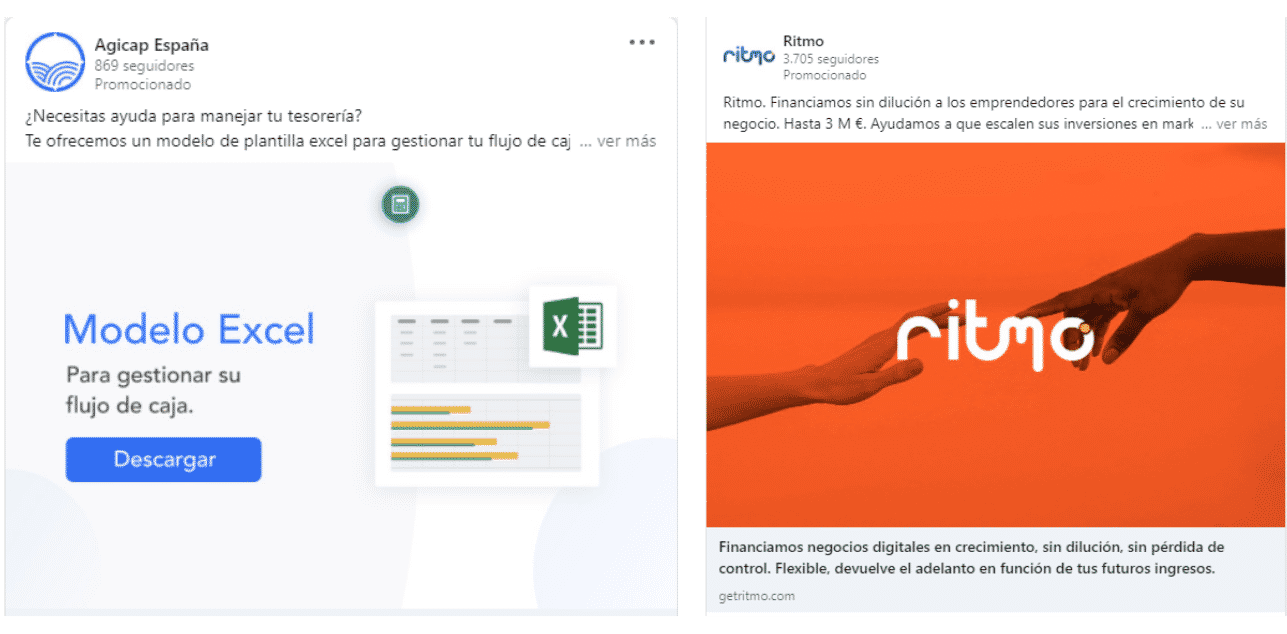 Ejemplo Linkedin Ads