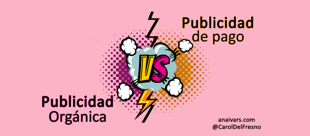 Imagen post sobre publicidad de pago u orgánica