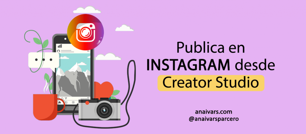 como publicar en Instagram desde creator studio