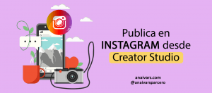 como publicar en Instagram desde creator studio