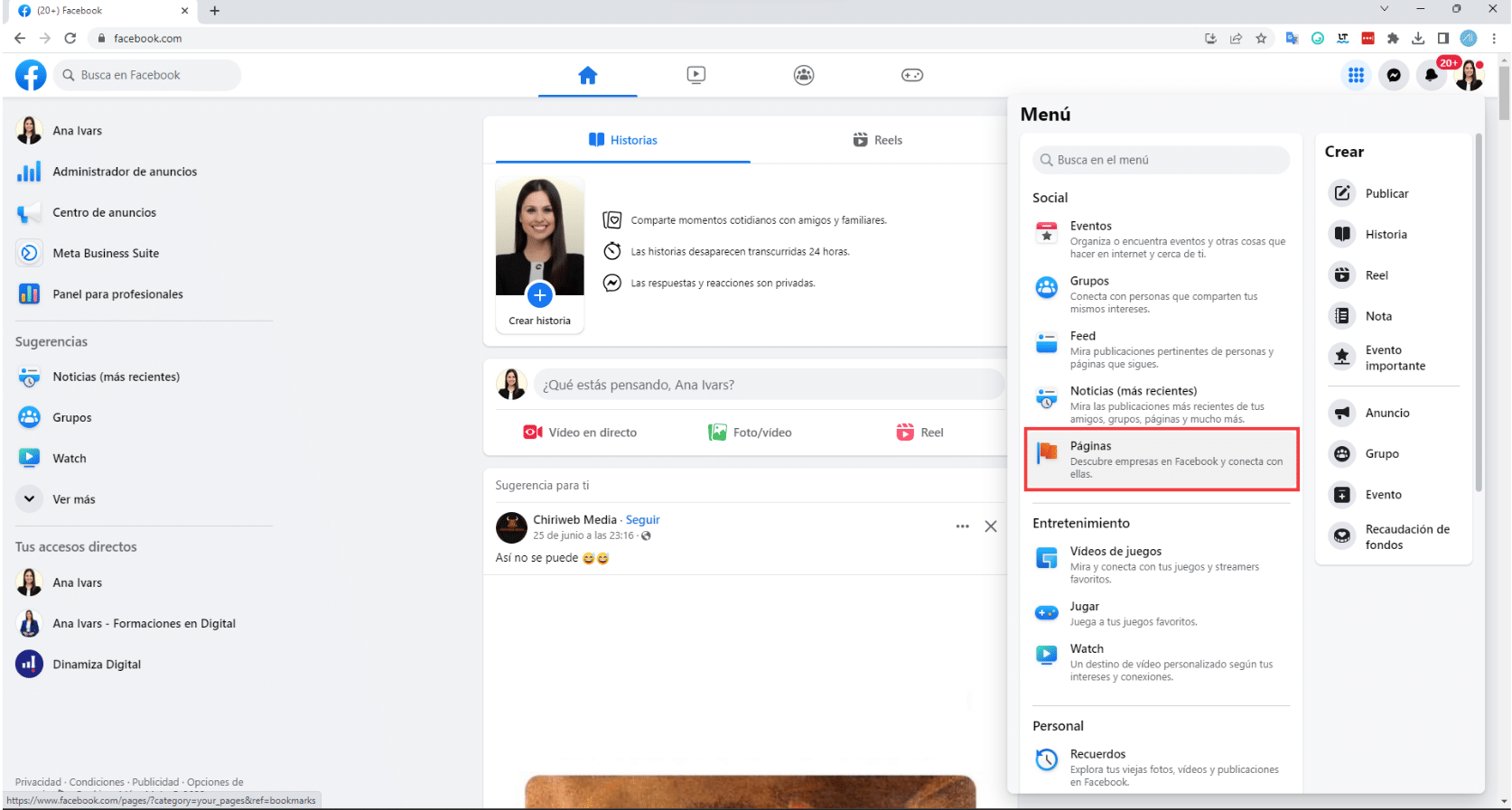 Cómo crear una página de Facebook para tu empresa Cómo crear una página de Facebook para tu empresa