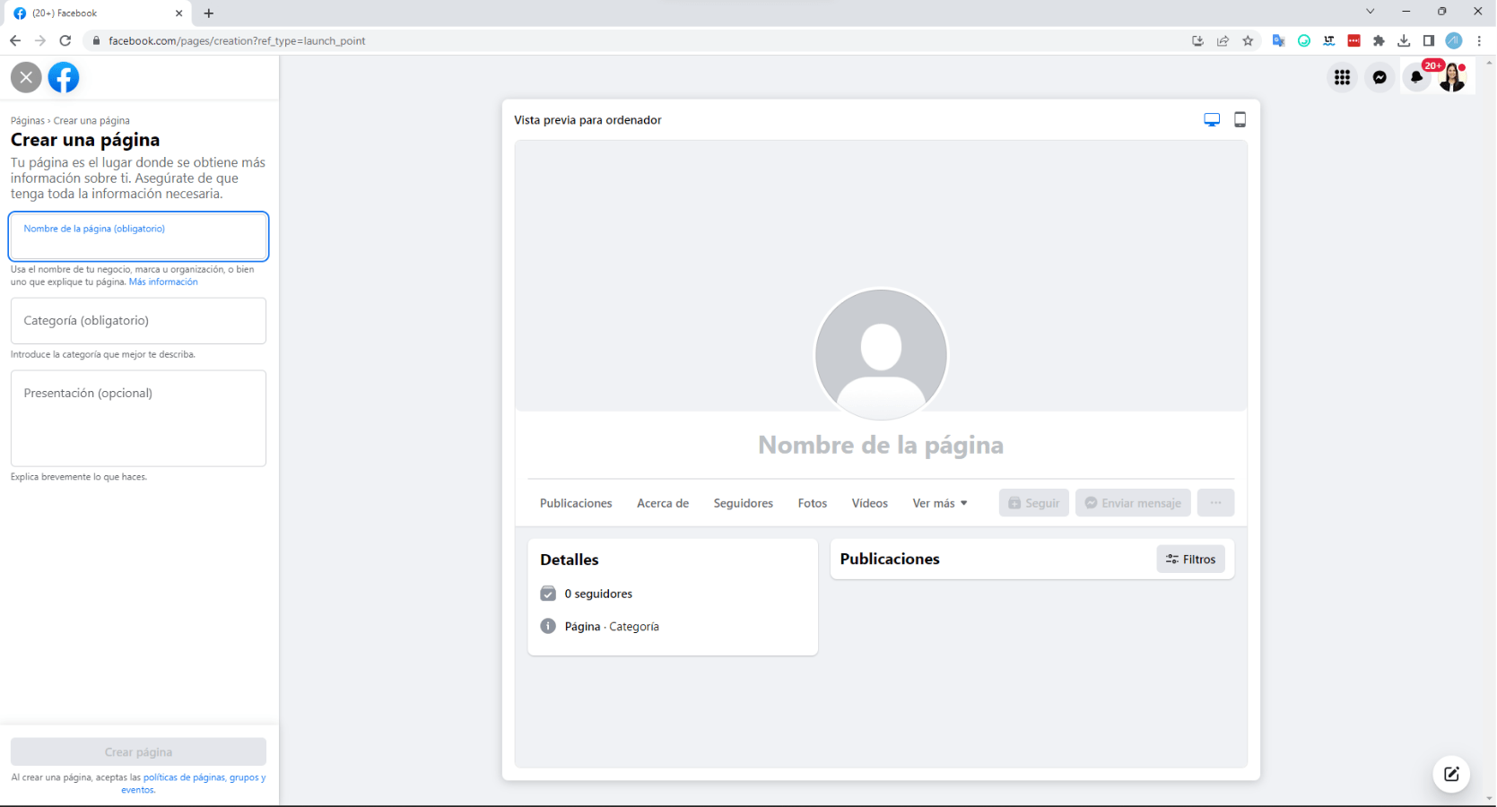 Cómo crear una página de Facebook para tu empresa Cómo crear una página de Facebook para tu empresa