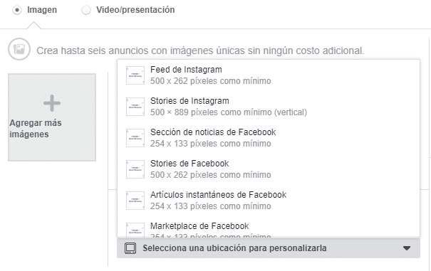 imagen por formato