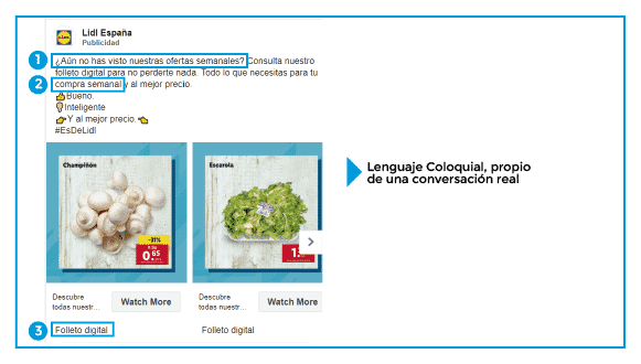 Ejemplos de copy Facebook e Instagram Ads