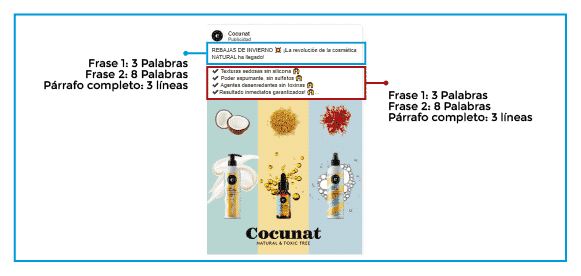 Ejemplos de copy Facebook e Instagram Ads