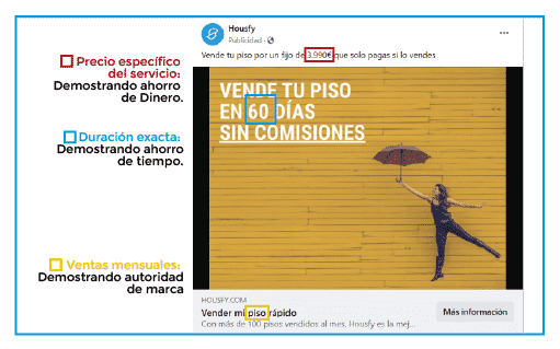 Ejemplos copy para facebook e instagram ads