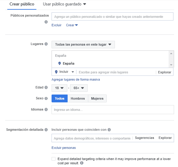 públicos generación de cientes potenciales